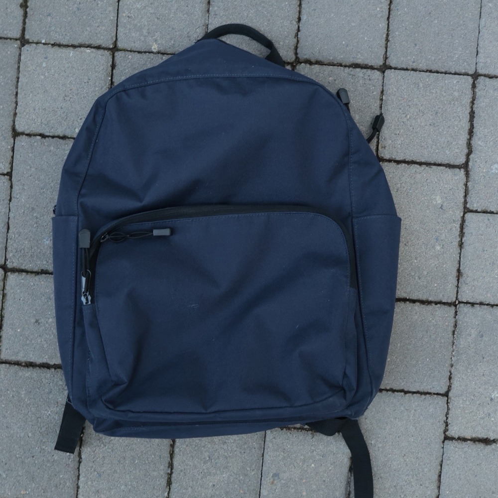 Lo & Sons The Hanover Deluxe 2 Backpack Laptop in Navy Blue -Everyday Travel Bag